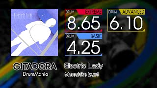 【GITADORA】 Electric Lady (EXTREME ~ BASIC) Drum