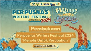 Pembukaan Perpusnas Writers Festival 2024 di Jepara dan Gelar Wicara Gerakan Literasi Kartini