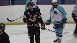 Clearwater Ice Storm Blue  - Golden Wolves. U18. Florida. USA. Ice Hockey. 01/09/2020.