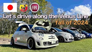 FIAT ABARTH Autumn 2024 Meetup: Drive Along Venus Line