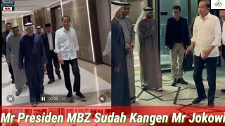 Jokowi Tiba Bandara Zayed International, Presiden MBZ Kangen Berat Sambutan Meriah Abu Dhabi UEA