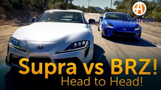 Subaru Brz Or Toyota Supra 4-cylinder Which Sports Car Is Right For You