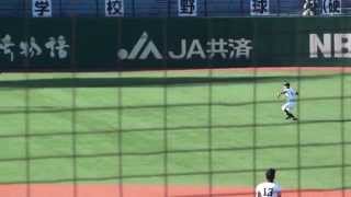 八頭高 川田 賢一郎 選手 守備