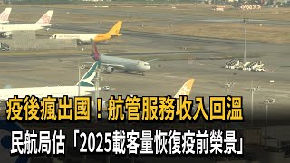 航管服務收入回溫 2025年載客量恢復疫前榮景－民視新聞