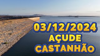 AÇUDE CASTANHÃO DADOS ATUALIZADOS HOJE 03/12/2024 Alto Santo - Jaguaribara Ceará