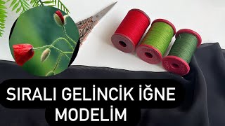 225)SIRALI GELİNCİK MODELİ BEĞENİLEN  VİRAL İĞNE OYASI   YENİ 2025 | NEEDLE LACE KNITTING