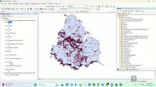 Transport network analysis. Beta index calculation.