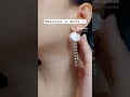 Beautiful in white Korean earrings #earringscollection #koreanaccessories #koreanearrings #jewelry