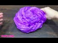 purple vs pastel mixing random into glossy slime satisfying slime video 202