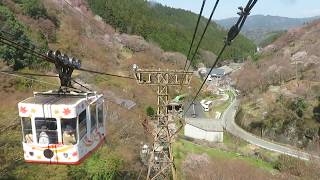 【日本最古】吉野ロープウェイ 吉野山～千本口 Yoshino Ropeway Cabin Ride