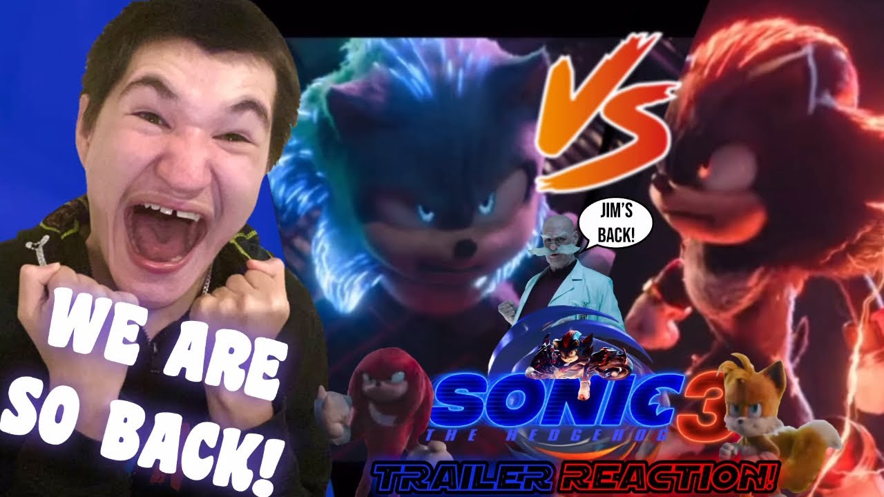 FIGHT Of The HEDGEHOGS!(This Is Perfect){Sonic The Hedgehog 3}TRAILER ...