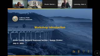CPUC Workshop on Advanced Demand Flexibility Management & Customer DER Compensation (July 21, 2022)