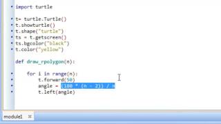 Python Programming: Generalizing Procedures