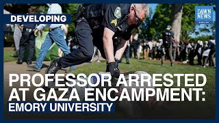 US Emory University Philosophy Chair Arrested At Anti-Genocide Protest Over Gaza