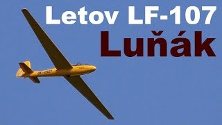 Letov LF-107 Lunak, scale RC glider, Letovicke vleky 2019