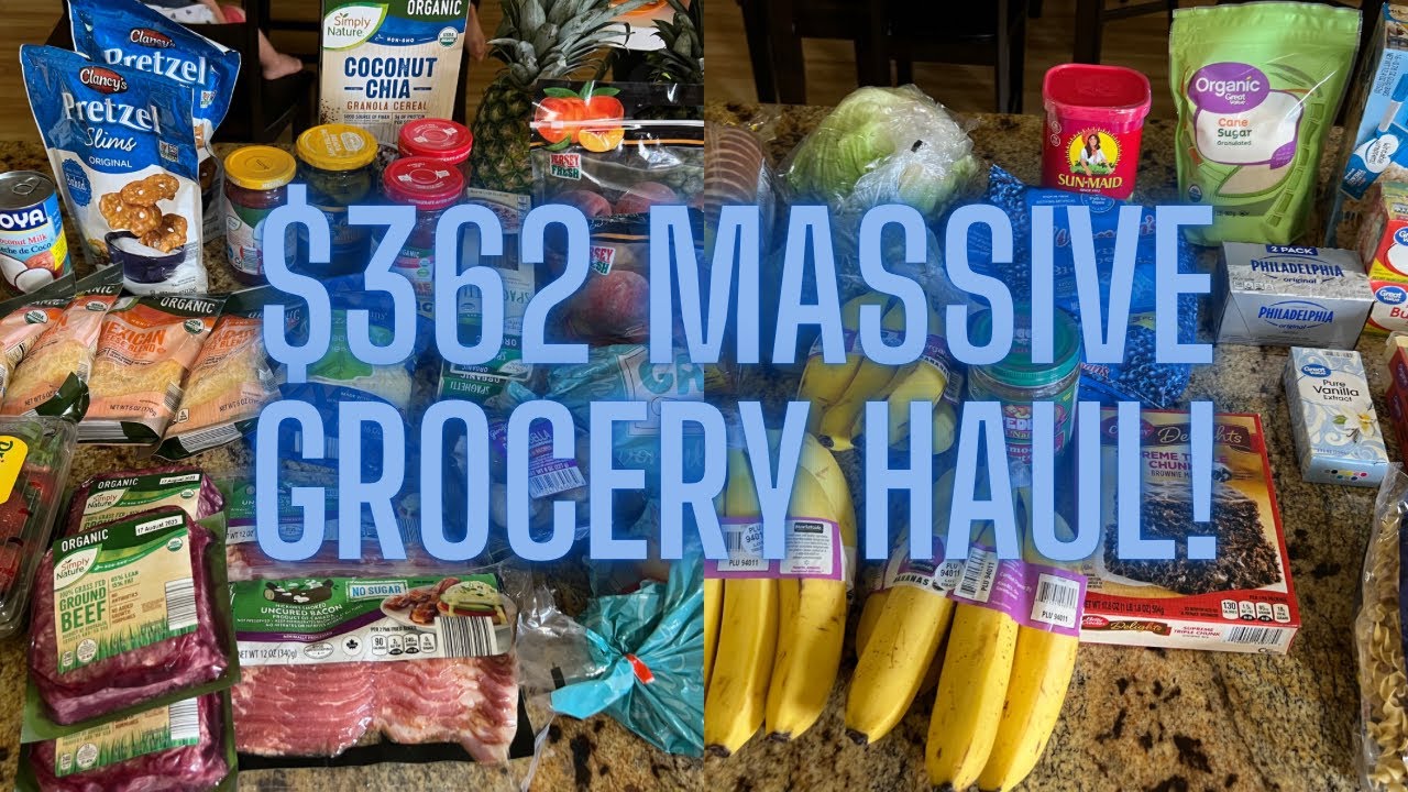 MASSIVE BUDGET GROCERY HAUL // FAMILY OF 5 // Aldi, Walmart, Target 🎯 # ...