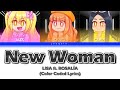 If The Squad Girls Sang New Woman by LISA feat. ROSALÍA (Lyric Video)