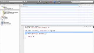 Objective-C on the Mac L2 - Xcode's Default Program