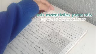 Mis materiales para hacer apuntes bonitos | mis lapiceros, libretas y mas...