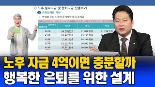 [노후자금] 연령에 따른 얼마나 필요한가? 물가상승률, 행복한 은퇴, 자산