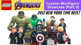 LEGO AVENGERS ENDGAME "2012 New York Time Heist" CUSTOM MINIFIGURE SHOWCASE
