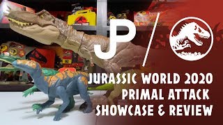 Jurassic World Primal Attack 2020 Toy Showcase \u0026 Review 4K / collectjurassic.com