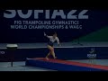 SUGIURA Yumena (JPN) W - 2022 Trampoline Worlds, Sofia (BUL) - Q Tumbling Exercise 2