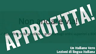 APPROFITTA DI... questo video sul verbo \