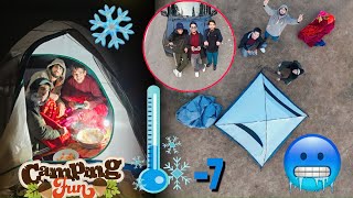 Camping in -7🥶 at Gulmarg |Halat kharaab hogyi😭