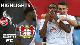 FC Cologne fights back to draw with Bayer Leverkusen | Bundesliga Highlights | ESPN FC