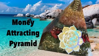 How to Make Orgonite; Money Attracting Pyramid w/Sacred Geometry Symbol