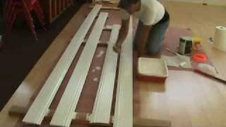 Installing baseboard: before or after painting it..