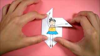 動手作Craft趣味勞作DIY-舞動的芭蕾舞者 (The moving ballerina craft DIY )