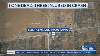 1 person killed, 3 injured in crash in far East El Paso