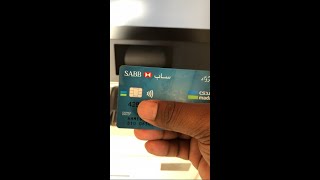 Print Atm Card SABB Bank