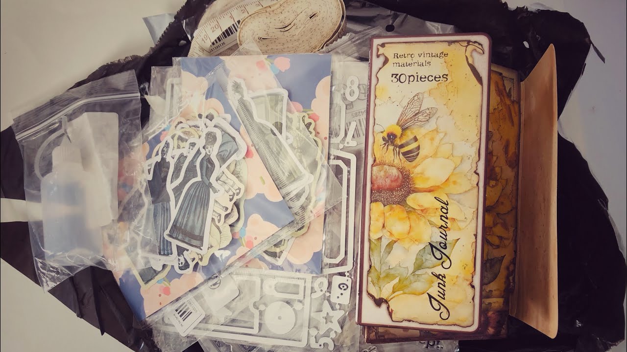 Temu Haul Junk Journal Supplies Youtube