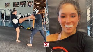 Valerie Loureda Asks If She Still Pretty After Her Workout Prepping For Bellator Return