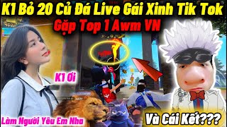 K1 “Bỏ 20 Củ Đá Live Tặng Quà Gái Xinh Tik Tok” Vô Tình Gặp Top 1 Awm VN TLHS 0% Và Cái Kết ???