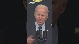 Biden on unknown aerial objects shot down by military #shorts
