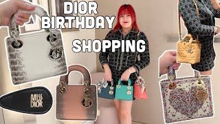 Dior Birthday Shopping🎈🛍️ Lady Dior Exotics, Dior Toujours Vertical, Dior Shoes, Dior RTW