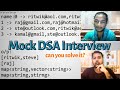 DSA Mock Interview | Mock Coding Interview