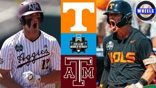 #1 Tennessee v #3 Texas A&M (INTENSE) | Finals Game 2 | College World Series | 2024 College Baseball