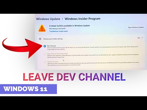 How to exit the Windows 11 Dev Channel – Dev Channel to Windows 11 Stable – Exit the Win 11 Insider Program