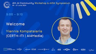 Day 1 | 4th AI Community Workshop 2024: Welcome - Yiannis Kompatsiaris (AI4Media)