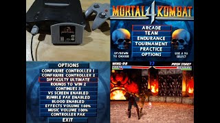 Mortal Kombat 4 en NINTENDO 64. Tanya, juego completo en dificultad máxima (ultimate).