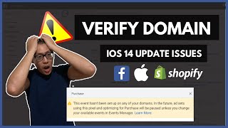 VERIFY SHOPIFY DOMAIN ON FACEBOOK BUSINESS MANAGER | IOS 14 ISSUES