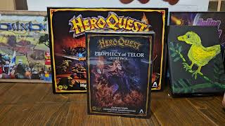 New HeroQuest Expansions. Against the Ogre Horde, Jungles of Delthrak, Prophecy of Telor.