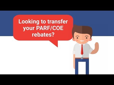 What is Parf and COE rebate?