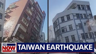 Major earthquake in Taiwan collapses buildings, triggers tsunami warnings | LiveNOW from FOX