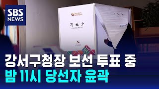 강서구청장 보선 1시 투표율 35.9%…밤 11시 당선자 윤곽 / SBS